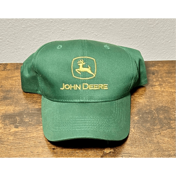 John Deere Tractors Green SnapBack Hat Classic Logo - Picture 1 of 8